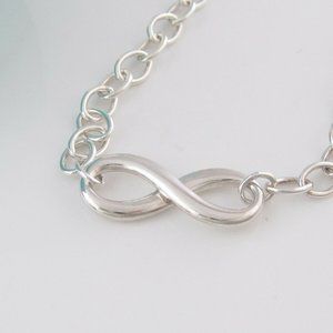 Tiffany & Co Sterling Silver Infinity Necklace